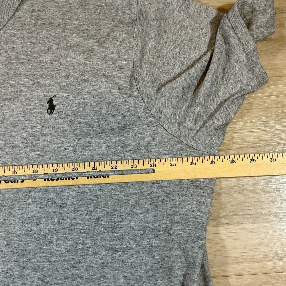 Polo Ralph Lauren‎ Gray Short Sleeve Polo Shirt 3XB Big 3XL Pony Logo